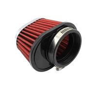 ZAPYVET Round Tapered Car Motorcycle Air Filter 51mm 2 inch Intake Filter-Red Motorcycle Air Filter