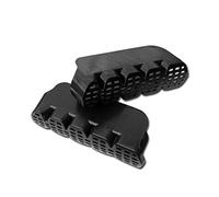 ZAPYVET Seat AC Heat Floor Air Conditioner Duct Vent Outlet Grille Cover Trim Car Accessories, for Ford, for Escape, for Kuga C520 2012 2013 2014 2015 2016 2017 Car Air Vent Outlet Cover