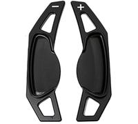 ZAPYVET Shift Paddles, for Smart Fortwo 451 2009-2015 2016 2017 Electric Drive Paddle Car Steering Wheel Extension Shifter Gear Stickers Car Steering Wheel Shift Paddle(BLACK Onecolor)