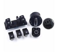 ZAPYVET Side Mirror Headlamp Headlight Window Switch Button Kit, for Passat B6 CC, for Golf MK6, for Jetta 5ND959857 Side Mirror Switch(2)