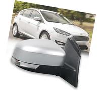 ZAPYVET Side View Mirror, for Ford, for Focus 3 Mk3 2012-2018 Rear Assembly Car Exterior Side View Mirror(BLACK 12 Wire Silver Right Driver Side)