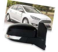 ZAPYVET Side View Mirror, for Ford, for Focus 3 Mk3 2012-2018 Rear Assembly Car Exterior Side View Mirror(BLACK 8 Wire Black Right Driver Side)