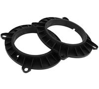 ZAPYVET Speaker Spacer Ring 6x9#34; to 6.5#34; Tweeter Adaptor Car Subwoofer Mounting Bracket, for Toyota, Camry ABS Black Waterproof Speaker Spacer Ring