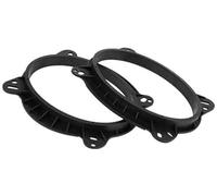 ZAPYVET Speaker Spacer Ring 6x9#34; to 6.5#34; Tweeter Adaptor Vehicle Subwoofer Mounting Bracket, for Toyota, ABS Black Waterproof Speaker Spacer Ring