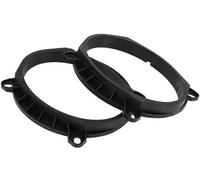 ZAPYVET Speaker Spacer Ring Tweeter Adapter Car Subwoofer Mounting Bracket, for Toyota, Camry ABS Black Waterproof Speaker Spacer Ring