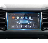 ZAPYVET Tempered Glass Car Navigation Screen Protector Touch Display Film Protective Sticker, for Skoda, for KODIAQ, for Karoq, 2017 2018 2019 2020 Car Gps Screen Protector Film(9inch Upper hole)