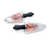 ZAPYVET Turn Signal Lights, for BMW, for S1000RR F800 GS/GT/R/S/ST F600GS F700GS C600, Sport Motorcycle Accessories Front/Rear Indicator Lamp Motorcycle Turn Signal Light(Clear 36mm)