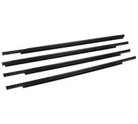 ZAPYVET Window Door Seals 4PCS Car Outer Rubber Weatherstrip, for Mitsubishi, for Outlander 2007-2012 Waterproof Pressure Sealing Strip Auto Interior Door Seal Strip(Black Outer)