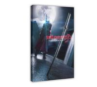 ZAQMKOL Devil May Cry Poster (3) Canvas Poster Bedroom Decor Landscape Office Room Decor Gift 08x12inch(20x30cm)