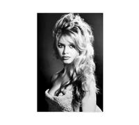 ZAQMKOL Model Star Brigitte Bardot Poster (21) Canvas Poster Wall Art Decor Print Picture Paintings for Living Room Bedroom Decoration 08x12inch(20x30cm)