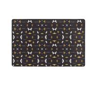 ZAQXSWCDEV Dancing Feather Luxurious 60x39in Carpet – Full-Width Single-Sided Print, Soft Flannel Fabric, High-Density Memory Foam, Non-Slip & Durable Base