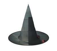 ZAQXSWCDEV Fire Hydrant Halloween Hat – Spooky Party Costume Accessory With Full-Print Design – Lightweight Foldable Witch Hat For Halloween, Carnival, Masquerade & Role Play Events