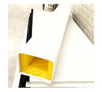 ZAQYCM 12 10 9 8 7 6 5 4 3 Inch Square Pole Padding Wrap Around White, 4 5 6 7 8 Feet Height Basketball Pole Pads for Playgrounds/Basement/Gymnasium/Garage(H 7ft/2.1m,3.5"X3.5"(9X9CM))