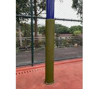 ZAQYCM Army Green Pole Protection Padding Round, 48 60 72 96 Inch Tall All-weather Safety Post Pads for Garage Basement Outdoor Court Basketball Hoop Playground(H 48 in,ID 8 Inch)