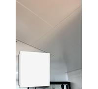 ZAQYCM Ceiling tiles panels coving Kitchen Ceiling Tiles 300 X 300 MM, Aluminium Suspended Ceiling Panels White for Bathroom/Basement/Garage/Living Room/Bedroom, Use In 11-4/5" T-Bar Grid(10 Pack)