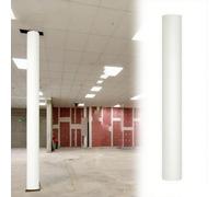 ZAQYCM Commercial Gym Pole Pads 4/5 2 Inch Thick, White Pole Cushion Padding Wrap for Round Column Home Basketball Pole/Basement/Flag Pole/Canopy Pole/Garage Pillar(Th 2 in,Dia 19 Inch)