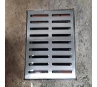 ZAQYCM Commercial Kitchen Restaurant Trench Drain Cover, Outdoor Sewer Basin Drain Grate for Yard/Patio/Driveway/Landscaping/Garden/Sidewalk, Stainless Steel(50x40cm/19.7x15.7 in)