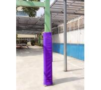 ZAQYCM Customizable Basketball Rod Pads 6ft Tall, Universal Wrap Around Pole Protective Pads for Square Post 3x3 4x4 5x5 6x6 7x7 8x8 9x9 10x10 Inch Garage Basement Pillars(Purple,9.5x9.5 Inch)