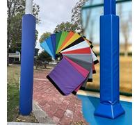 ZAQYCM Gym to Cover Metal Posts, Custom Pole Padding Cement Garage Column Wrap Around, Round/Square/Rectangle Column Protector Covering Basement Playground Canopy Basketball Court