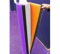 ZAQYCM Pole Pads and Column Pads 6 Feet Tall, Padding to Wrap Around Metal Pole 12 11 10 9 8 7 6 5 4 3 2 In Id, Heavy Duty Basketball Hoop Padding Outdoor Round(Purple,Dia 7.5 Inch)