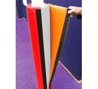 ZAQYCM Pole Pads and Column Pads 6 Feet Tall, Padding to Wrap Around Metal Pole 12 11 10 9 8 7 6 5 4 3 2 In Id, Heavy Duty Basketball Hoop Padding Outdoor Round(Red,Dia 9.5 Inch)