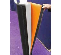 ZAQYCM Pole Pads and Column Pads 6 Feet Tall, Padding to Wrap Around Metal Pole 12 11 10 9 8 7 6 5 4 3 2 In Id, Heavy Duty Basketball Hoop Padding Outdoor Round(Black,Dia 11 Inch)