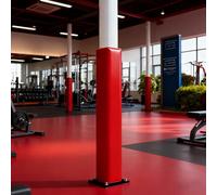 ZAQYCM PVC Square Column Foam Protection Pads Indoor Outdoor, Red Post Padding Playground Gym Equipment Play Center Spare Parts Basement Pillars Wrap Around(High 6ft,11x11 Inch)