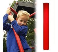 ZAQYCM Red Padded Pole Wrap Gymnasium, 1.5M Tall Round Post Padding Safety Pads for Basement, Garage, Canopy, Playground & Basketball Hoop Court & Outdoor Fence(Th 50mm,Dia 170 MM)