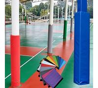 ZAQYCM Round/Square/Rectangle Column Protector Cover, Basketball/Garage Post Padding Wrap Around - Custom Size & Color - Playground Pergola Gym Metal/Cement Pole Pads