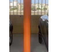 ZAQYCM Safety Pad for Round Pole Blue Green Gray Red Orange White Yellow, Column Cover Pole Wrap for Basement/Party/Porch/Indoor Outdoor, Portable Basketball Hoop Padding(Orange,Dia 4 Inch)