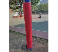 ZAQYCM Safety Pad for Round Pole Blue Green Gray Red Orange White Yellow, Column Cover Pole Wrap for Basement/Party/Porch/Indoor Outdoor, Portable Basketball Hoop Padding(Red,Dia 6.5 Inch)