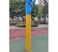 ZAQYCM Safety Pad for Round Pole Blue Green Gray Red Orange White Yellow, Column Cover Pole Wrap for Basement/Party/Porch/Indoor Outdoor, Portable Basketball Hoop Padding(Yellow,Dia 2.5 Inch)