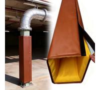 ZAQYCM Square Pole Padding Safety Post Pads Brown, 7ft 5foot 3feet Outdoor Playground Basketball Pole Wrap Around, All-weather Impact Protection for Sports Poles(H 3ft,8x8 Inch)