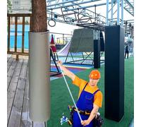 ZAQYCM Square/Round Pole Padding Wrap Custom Size, Basketball Volleyball Soccer Court Support Post Anti-collision Covering, Parking Garage Basement Warehouse to Cover Metal Posts
