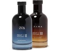 Zara Night Pour Homme II and III Eau de Parfum, 2 x 100 ml