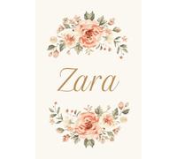 Zara Notebook - Personalized Notebook for Zara, Unique Gift for Her, 6x9 120 Pages