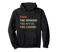 Zara Woman Myth Legend Varsity Funny Name Personalized Pullover Hoodie