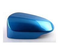 ZARADU Outside Rearview Mirror Cover for Toyota Yaris 2012-2019, Wing Door Side Mirror Shell Cap Housing Mirror Cover Car Accessories,B/Blue Left