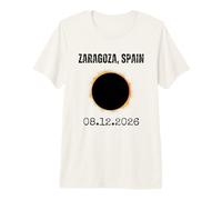 Zaragoza Spain 08.12.2026 Solar Eclipse Premium T-Shirt