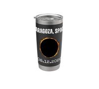 Zaragoza Spain Solar Eclipse 08.12.2026 Event Stainless Steel Insulated Tumbler