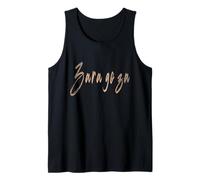 Zaragoza Spain Vintage Elegant Design Tank Top
