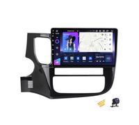 ZARAPLUS Android 14 Car Radio MP5 Player with GPS Navigation 9 inch Touchscreen for Mitsubishi Outlander 2012~2018 Car Stereo Support 4G/FM/DSP/Carplay/Android Auto/Steering Wheel Controls,NF4