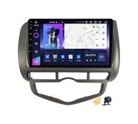 ZARAPLUS Android 14 Car Stereo 9 Inch Touchscreen Multimedia Radio Compatible with Honda City 2002~2007 with Reversing Camera/Steering Wheel Control/4G/FM RDS/DSP/Android Auto/Carplay,NF3