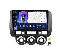 ZARAPLUS Car Stereo Double Din Android 14 Radio 9 Inch Touchscreen Compatible with Honda Jazz City 2002~2007 Multimedia Player Support Navigation/Android Auto/Carplay/Steering Wheel Controls,RHD,NF6