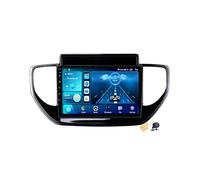 ZARAPLUS Car Stereo Double Din Android 14 Radio 9 Inch Touchscreen Compatible with Hyundai Solaris 2 2020~2021 Multimedia Player Support Navigation/Android Auto/Carplay/Steering Wheel Controls,NF1