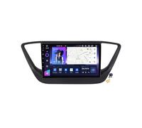 ZARAPLUS Car Stereo Double Din Android 14 Radio 9 Inch Touchscreen Compatible with Hyundai Verna 2017~2018 Multimedia Player Support Navigation/Android Auto/Carplay/Steering Wheel Controls,A,NF3