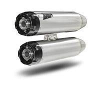 Zard Overlapped Harley Davidson Softails M8 Zhd032s10sao Homologated Slip On Muffler