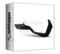 zard racing full system exhaust steel black c compatible with triumph trident 660 2021 2022 2023 mototopgun