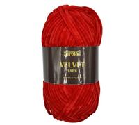 Zarela Luxury Velvet Yarn 100g (12 Red)