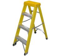 Zarges Fibreglass Swingback Steps Open 1.05m Closed 1.18m 4 Rungs ZAR300514